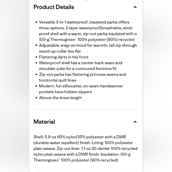 Patagonia Vosque 3-in-1 Parka Black Medium - Picture 7 of 7